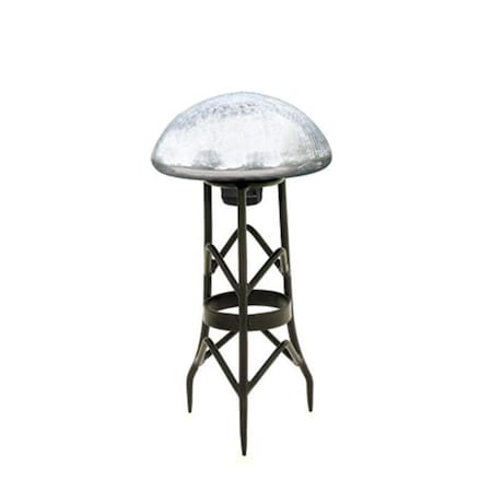 Achla Designs Achla TS-S-C Garden Toad Stool - Silver Crackle TS-S-C